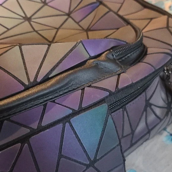 NWT Holographic Rave Backpack - Picture 2 of 5